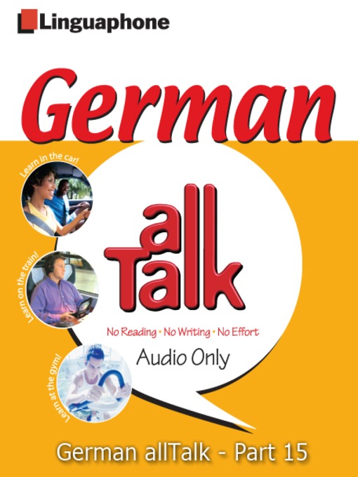 Title details for German All Talk, Part 15 by Barbara Weber - Wait list